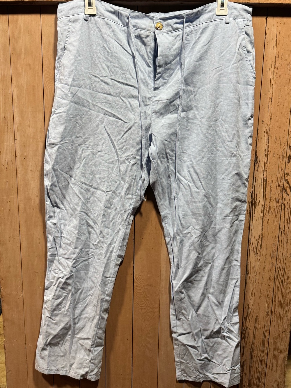 Light Blue Men's Casual Trousers